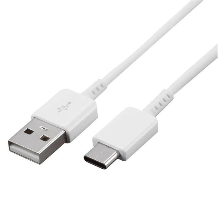 Samsung EP-DR140AWE USB naar USB-C kabel, 0,8 m, Wit, Bulk in de groep SMARTPHONE & TABLETS / Opladers & Kabels / Kabels / Kabels Type C bij TP E-commerce Nordic AB (38-88849)