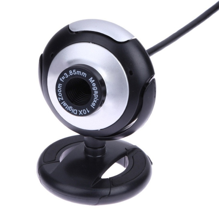 Webcam met ingebouwde microfoon, Draaibaar, USB 2.0 in de groep COMPUTERS & RANDAPPARATUUR / Computeraccessoires / Webcamera\'s bij TP E-commerce Nordic AB (38-88898)