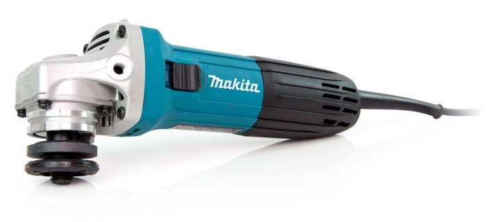 Makita GA5030R Vinkelslipmaskin med återstartsskydd in de groep HUISHOUDEN & TUIN / Gereedschap / Slijpmachines bij TP E-commerce Nordic AB (38-89056)