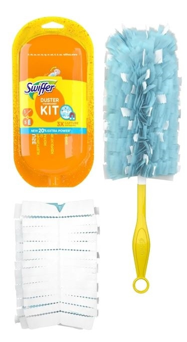 Swiffer Dammvippa med 5st Refillers in de groep HUISHOUDEN & TUIN / Schoonmaakproducten / Overige schoonmaakaccessoires bij TP E-commerce Nordic AB (38-89080)