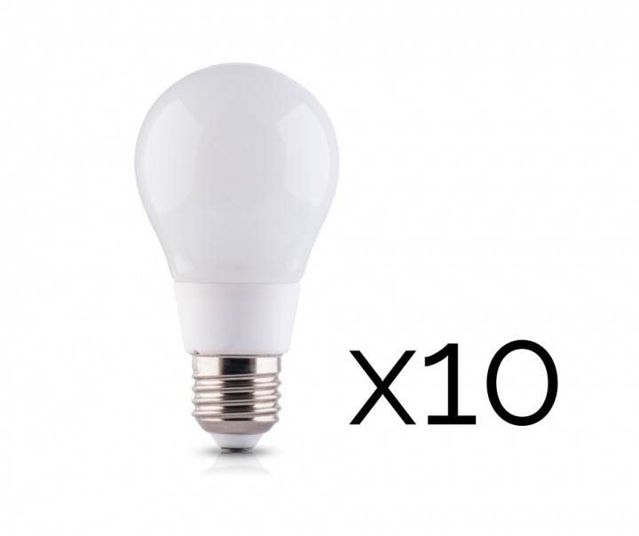 LED lamp E27 8W 230V 4500K 10-pack, Wit neutraal in de groep HOME ELECTRONICS / Verlichting / LED-lampen bij TP E-commerce Nordic AB (38-89341-PKT10)