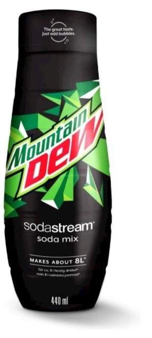 Sodastream Mountain Dew 440ml - Voor 8 liter in de groep HUISHOUDEN & TUIN / Huishoudelijke apparaten / Water & Sap / Carbonatatiemachines / Smaken bij TP E-commerce Nordic AB (38-89343)