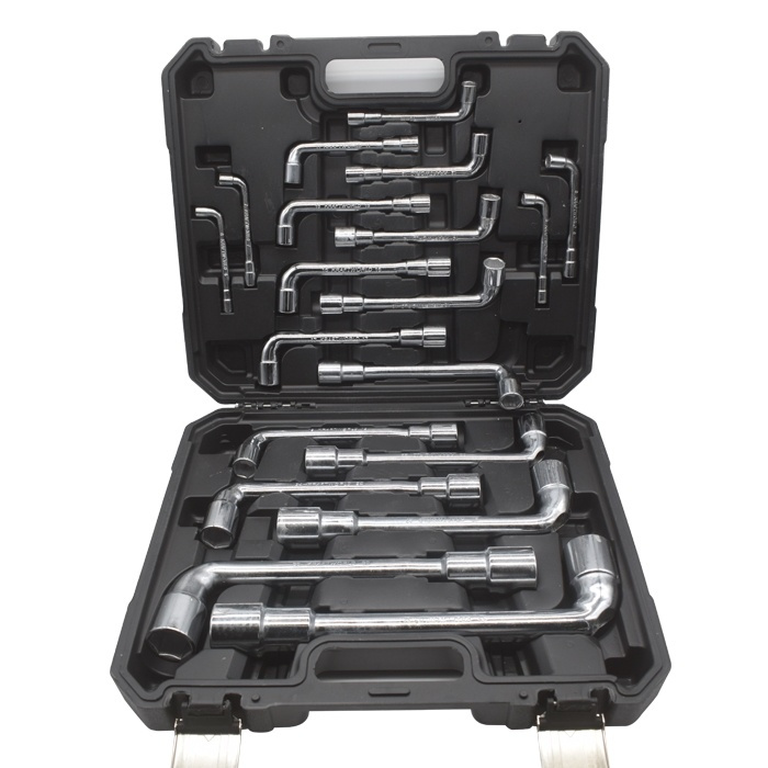 Kraft World Dopsleutelset 19st (KW-19) in de groep HUISHOUDEN & TUIN / Gereedschap / Overig gereedschap & Accessoires bij TP E-commerce Nordic AB (38-89368)