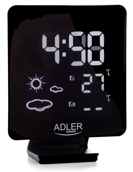 Adler AD 1176 Weerstation met klok in de groep HUISHOUDEN & TUIN / Ventilatoren & Klimaatproducten / Thermometers en weerstations bij TP E-commerce Nordic AB (38-89370)