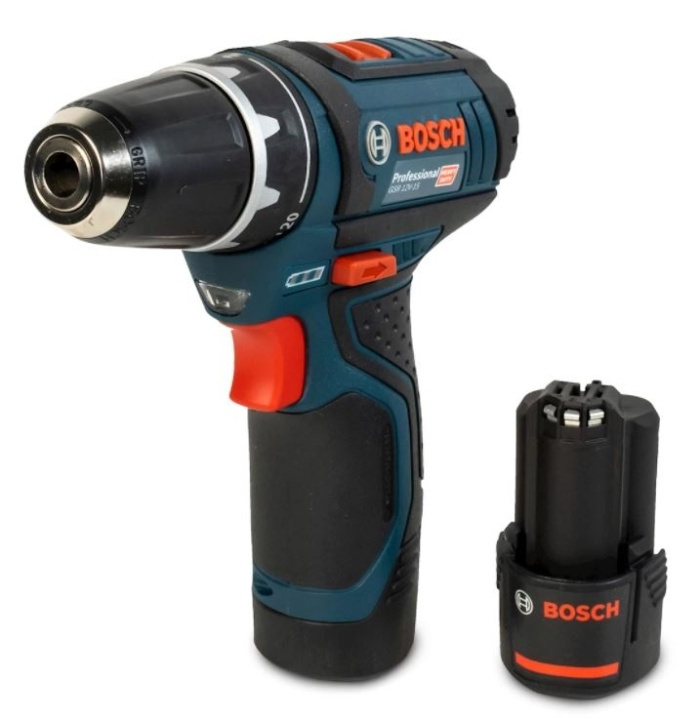 Bosch Professional GSR 12V-15 Sladdlös borrskruvdagare in de groep HUISHOUDEN & TUIN / Gereedschap / Schroevendraaiers bij TP E-commerce Nordic AB (38-89455)