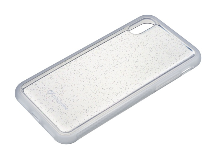 cellularline Selfie Case voor iPhone X/XS, Glitter in de groep SMARTPHONE & TABLETS / Mobielbescherming / Apple / iPhone X/XS / Hoesjes bij TP E-commerce Nordic AB (38-89482)