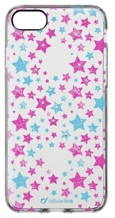 cellularline Sterren, TPU hoesje iPhone 7/8/SE (2e generatie) in de groep SMARTPHONE & TABLETS / Mobielbescherming / Apple / iPhone 7 / Hoesjes bij TP E-commerce Nordic AB (38-89522)