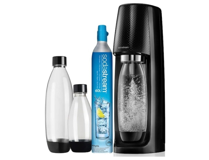 SodaStream Spirit Megapack (inkl. patron & 2x1L PET-flaskor & 1x0,5L PET-flaskor in de groep HUISHOUDEN & TUIN / Huishoudelijke apparaten / Water & Sap / Carbonatatiemachines / Carbonatatiemachines bij Teknikproffset Nordic AB (38-89540)