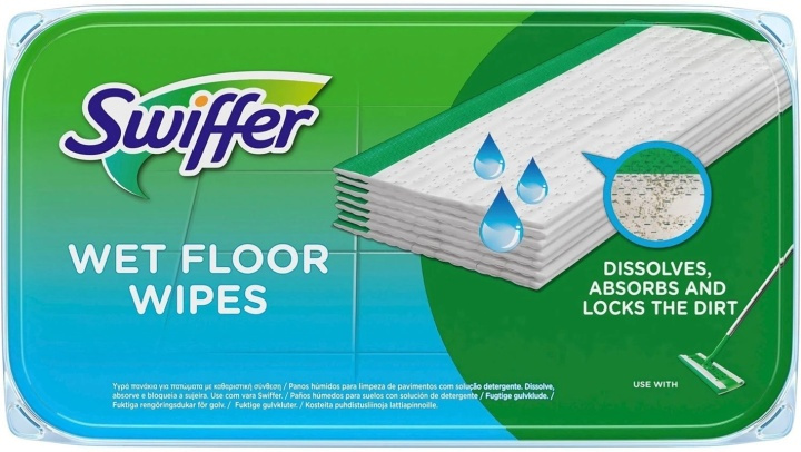 Swiffer Wet Refiller 12-pack, Citron in de groep HUISHOUDEN & TUIN / Schoonmaakproducten / Overige schoonmaakaccessoires bij TP E-commerce Nordic AB (38-89576)