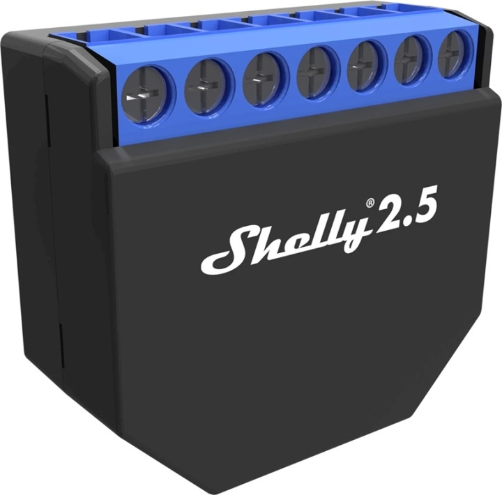 Shelly 2.5 Infälld strömbrytare med WiFi, 2 kanaler och energimätare in de groep HUISHOUDEN & TUIN / Smart home / Slimme huissystemen bij TP E-commerce Nordic AB (38-89597)