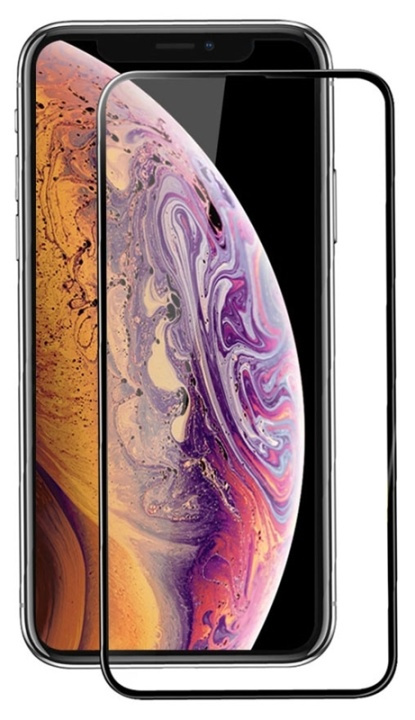 Mr Yes Volledig dekkende gehard glazen screen protector voor iPhone 12 Mini, zwart in de groep SMARTPHONE & TABLETS / Mobielbescherming / Apple / iPhone 12 Mini / Screen Protectors bij TP E-commerce Nordic AB (38-89627)
