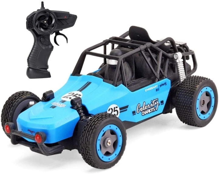 JJRC Q73 Schaal 1:20 - 2.4G radiografisch bestuurbare raceauto, blauw in de groep SPEELGOED, KINDER- & BABYPRODUCTEN / Op afstand bestuurbaar / Afstand bestuurbare auto\'s bij TP E-commerce Nordic AB (38-89645)