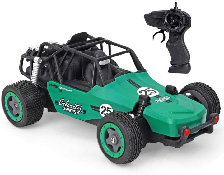 JJRC Q73 Schaal 1:20 - 2.4G radiografisch bestuurbare raceauto, groen in de groep SPEELGOED, KINDER- & BABYPRODUCTEN / Op afstand bestuurbaar / Afstand bestuurbare auto\'s bij TP E-commerce Nordic AB (38-89646)