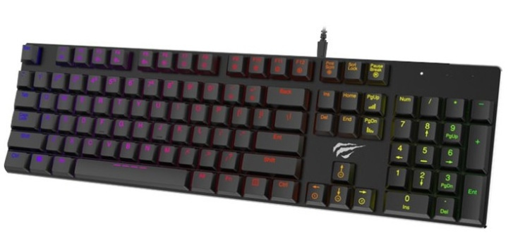 Havit HV-KB395L Mekanisk tangentbord med RGB in de groep COMPUTERS & RANDAPPARATUUR / GAMING / Toetsenborden bij TP E-commerce Nordic AB (38-89693)