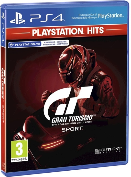 PS4 Gran Turismo Sport HITS in de groep HOME ELECTRONICS / Spelconsoles en accessoires / Sony PlayStation 4 bij TP E-commerce Nordic AB (38-89766)