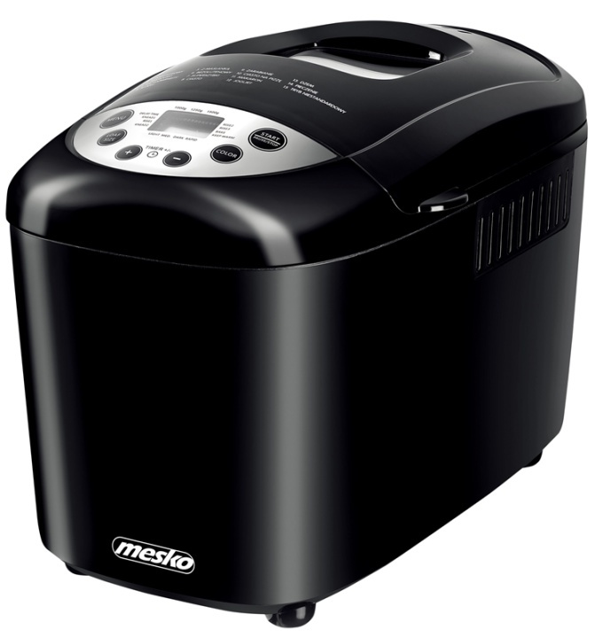 Mesko MS 6022 Bakmachine - 15 programma\'s in de groep HUISHOUDEN & TUIN / Huishoudelijke apparaten / Overige Huishoudelijke Apparaten bij TP E-commerce Nordic AB (38-89852)