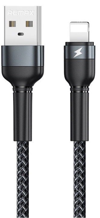 Remax Gevlochten USB-A naar Lightning 2,4A, 1m in de groep SMARTPHONE & TABLETS / Opladers & Kabels / Kabels / Kabels Lightning bij TP E-commerce Nordic AB (38-89855)