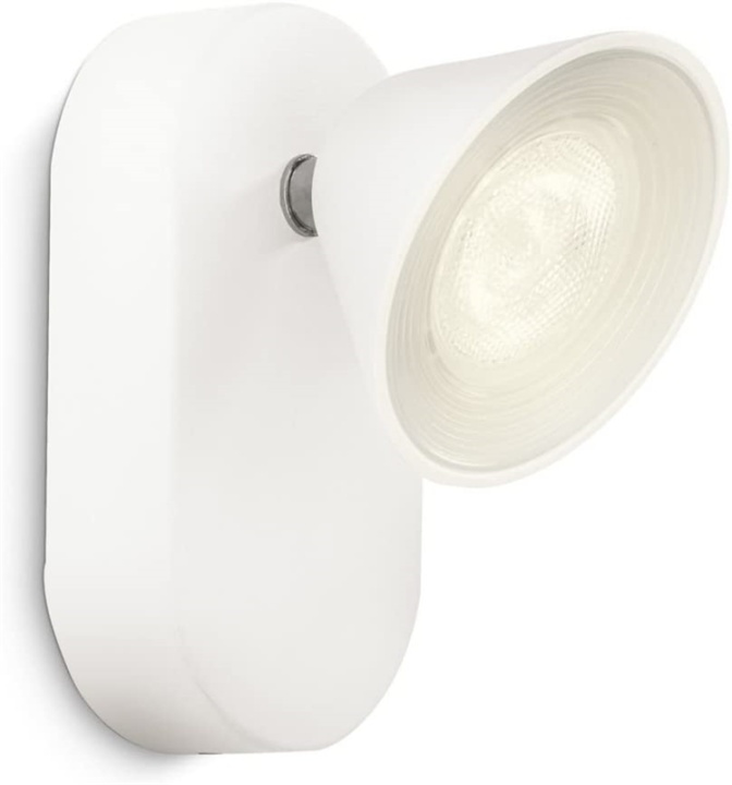 Philips myLiving Tweed Spotlight 500lm, Vit in de groep HOME ELECTRONICS / Verlichting / Wandlampen bij TP E-commerce Nordic AB (38-89882)