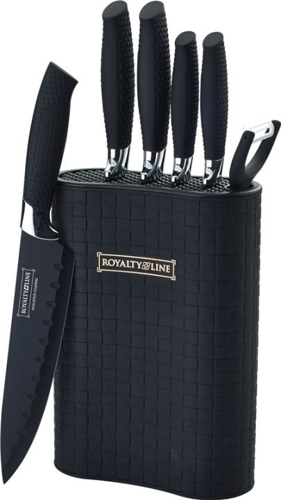 Royalty Line 5st knivar med knivställ in de groep HUISHOUDEN & TUIN / Keukengerei / Keukenmessen & accessoires bij TP E-commerce Nordic AB (38-89994)