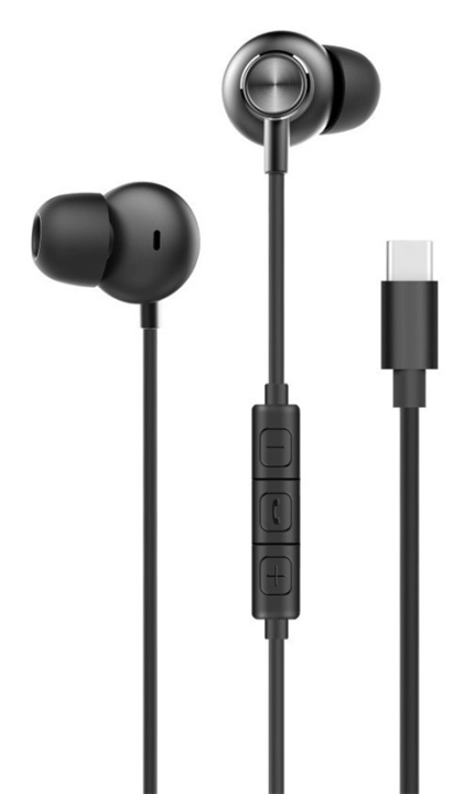 Music Soul - In-Ear hörlurar med USB-C, Svart in de groep HOME ELECTRONICS / Audio & Beeld / Koptelefoon & Accessoires / Koptelefoon bij TP E-commerce Nordic AB (38-90079)