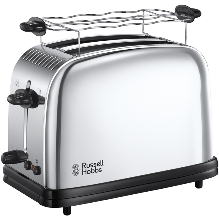 Russell Hobbs Chester Brödrost, 2 Brödskivor, Rostfritt stål in de groep HUISHOUDEN & TUIN / Huishoudelijke apparaten / Broodroosters & Broodgrills / Broodroosters bij TP E-commerce Nordic AB (38-90177)