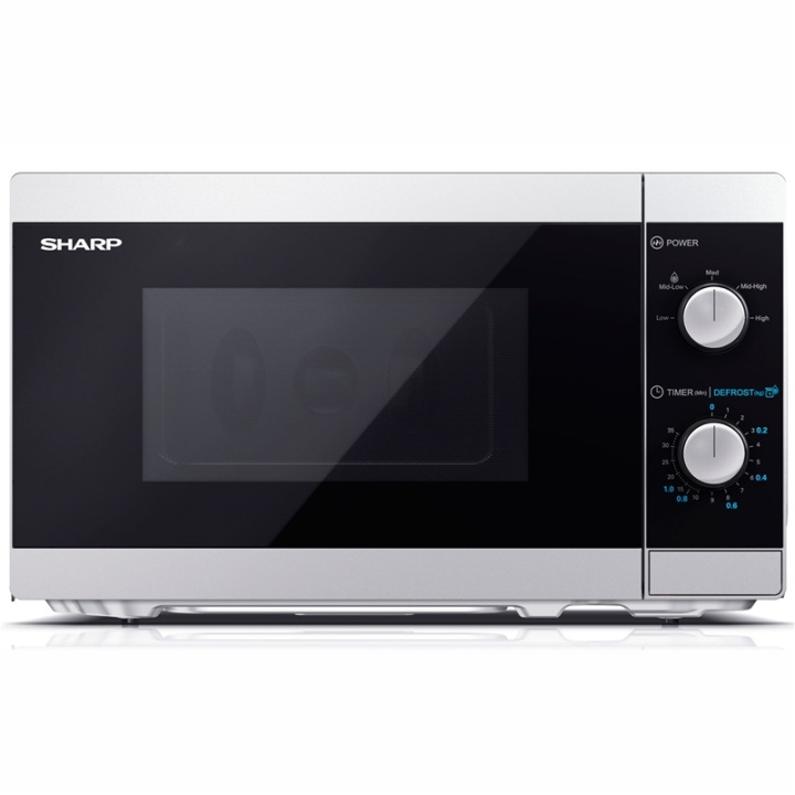 Sharp Magnetron 20l Mechanisch Paneel 800W Zilver in de groep HUISHOUDEN & TUIN / Huishoudelijke apparaten / Magnetrons bij TP E-commerce Nordic AB (38-90226)