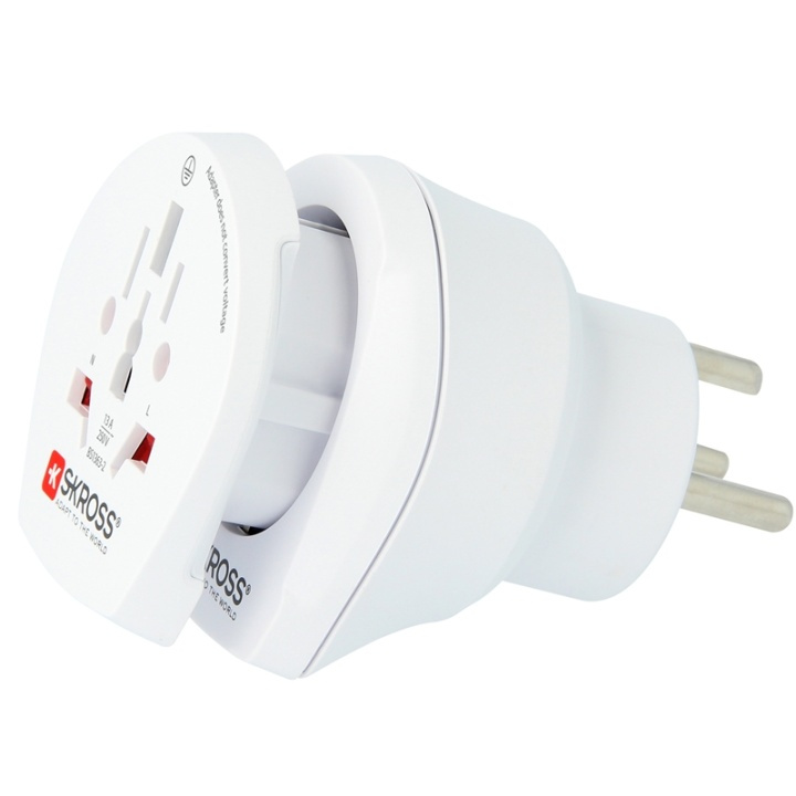 SKROSS El-Adapter Combo Danmark & Eur in de groep HUISHOUDEN & TUIN / Elektriciteit & Verlichting / Reisadapters bij TP E-commerce Nordic AB (38-90250)