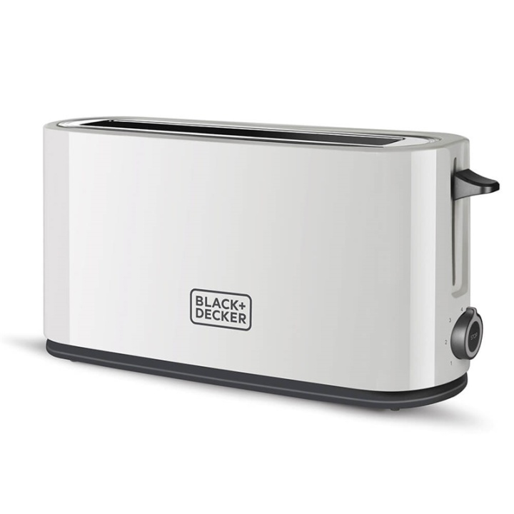 BLACK+DECKER Toaster 1000W White in de groep HUISHOUDEN & TUIN / Huishoudelijke apparaten / Broodroosters & Broodgrills / Broodroosters bij TP E-commerce Nordic AB (38-90521)