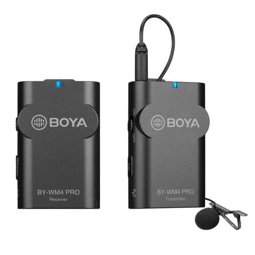 BOYA Microphone BY-WM4 Pro-K1 Lavalier Wireless in de groep HOME ELECTRONICS / Audio & Beeld / Handmicrofoons bij TP E-commerce Nordic AB (38-90556)