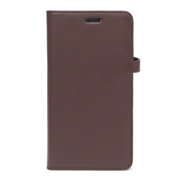 BUFFALO Wallet Leather Brown 3 Cardpockets iPhone 11 in de groep SMARTPHONE & TABLETS / Mobielbescherming / Apple / Lippenstift / Wallet Case bij TP E-commerce Nordic AB (38-90572)