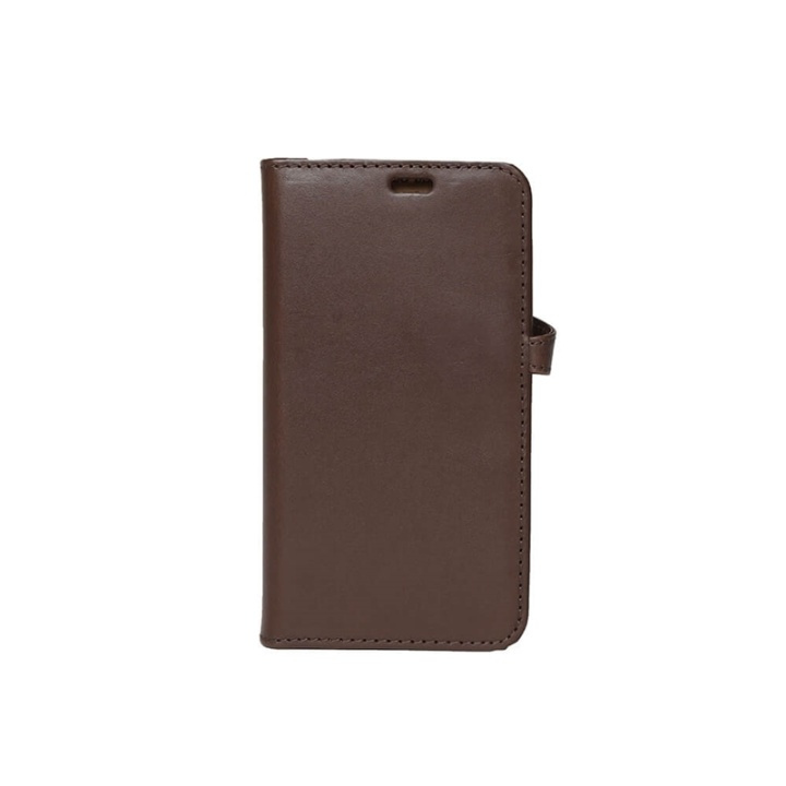 BUFFALO Wallet Leather Brown 3 Cardpockets iPhone 12 Mini in de groep SMARTPHONE & TABLETS / Mobielbescherming / Apple / iPhone 12 Mini / Wallet Case bij TP E-commerce Nordic AB (38-90575)