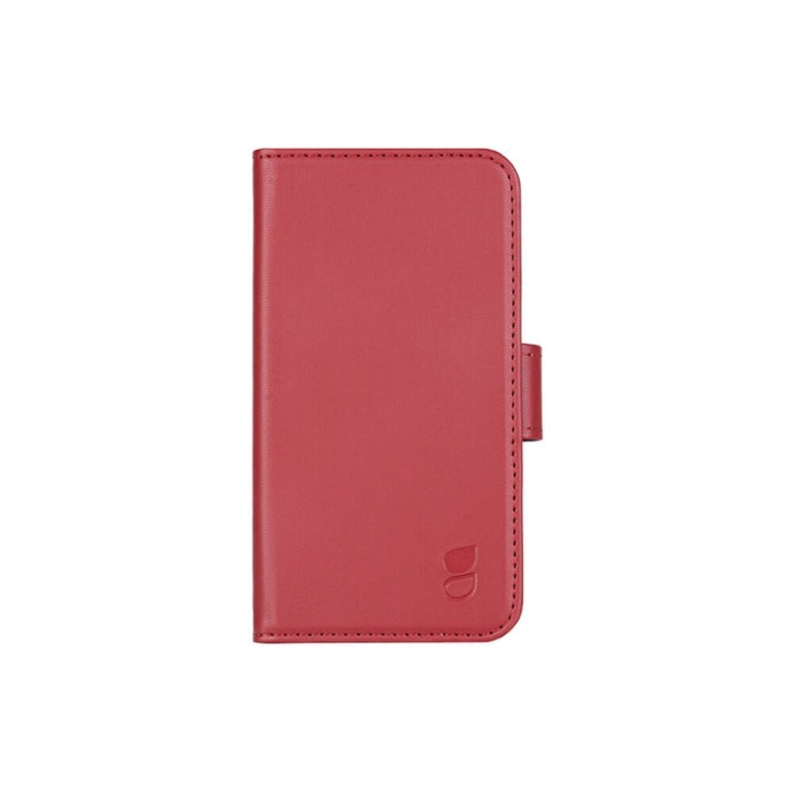 GEAR Wallet Red Limited Edition 3 Cardpockets iPhone 12 Mini in de groep SMARTPHONE & TABLETS / Mobielbescherming / Apple / iPhone 12 Mini / Wallet Case bij TP E-commerce Nordic AB (38-90658)