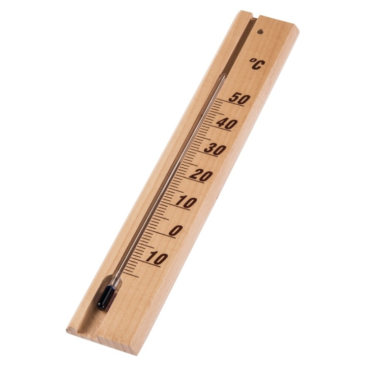 HAMA Thermometer Analog Wood in de groep HUISHOUDEN & TUIN / Ventilatoren & Klimaatproducten / Thermometers en weerstations bij TP E-commerce Nordic AB (38-90703)