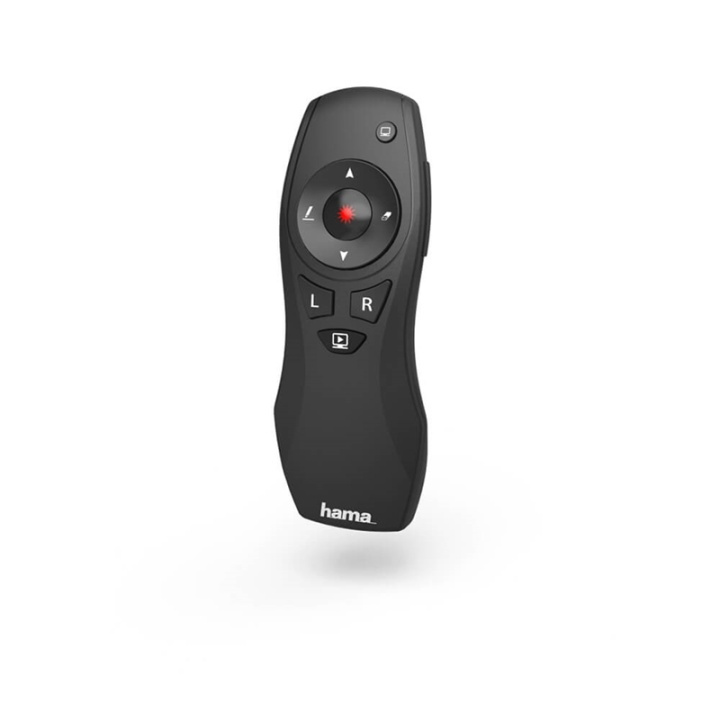 HAMA Wireless Presenter X-Pointer 6-in-1 Black in de groep COMPUTERS & RANDAPPARATUUR / Computeraccessoires / Overige bij TP E-commerce Nordic AB (38-90716)