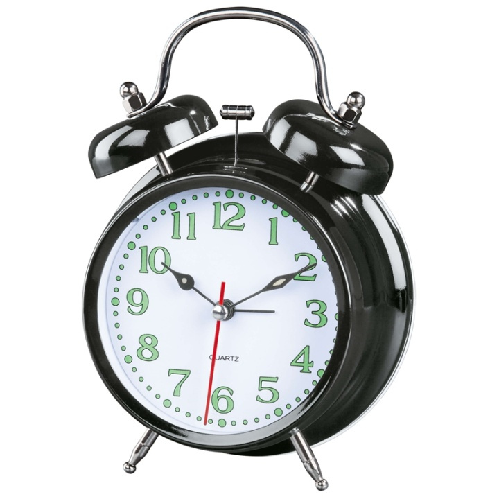 HAMA Alarm Clock Nostalgi Black in de groep HUISHOUDEN & TUIN / Horloges & Tellers / Wekkers bij TP E-commerce Nordic AB (38-90723)