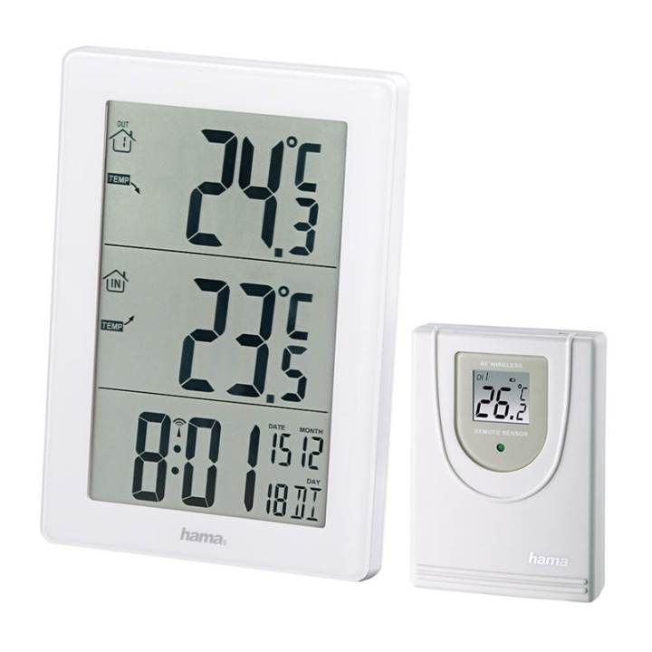 HAMA Weatherstation EWS-3000 White in de groep HUISHOUDEN & TUIN / Ventilatoren & Klimaatproducten / Thermometers en weerstations bij TP E-commerce Nordic AB (38-90739)