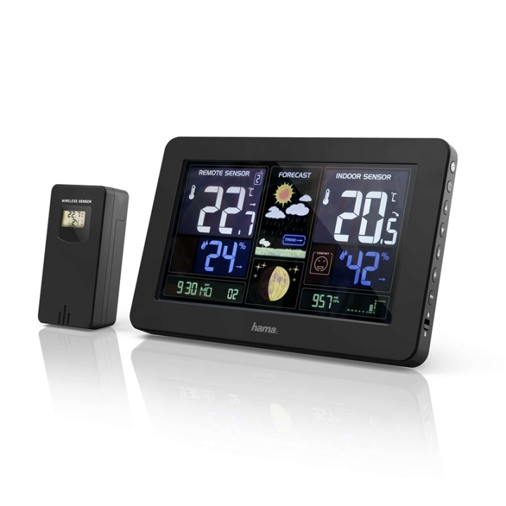 HAMA Weatherstation Premium Incl. USB-charging in de groep HUISHOUDEN & TUIN / Ventilatoren & Klimaatproducten / Thermometers en weerstations bij TP E-commerce Nordic AB (38-90744)