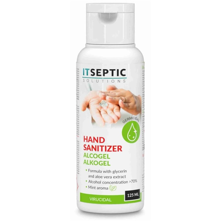 ITSEPTIC Hand Disinfection Gel >70% Alcohol 125ml in de groep HUISHOUDEN & TUIN / Schoonmaakproducten / Oppervlakte desinfectie bij TP E-commerce Nordic AB (38-90855)