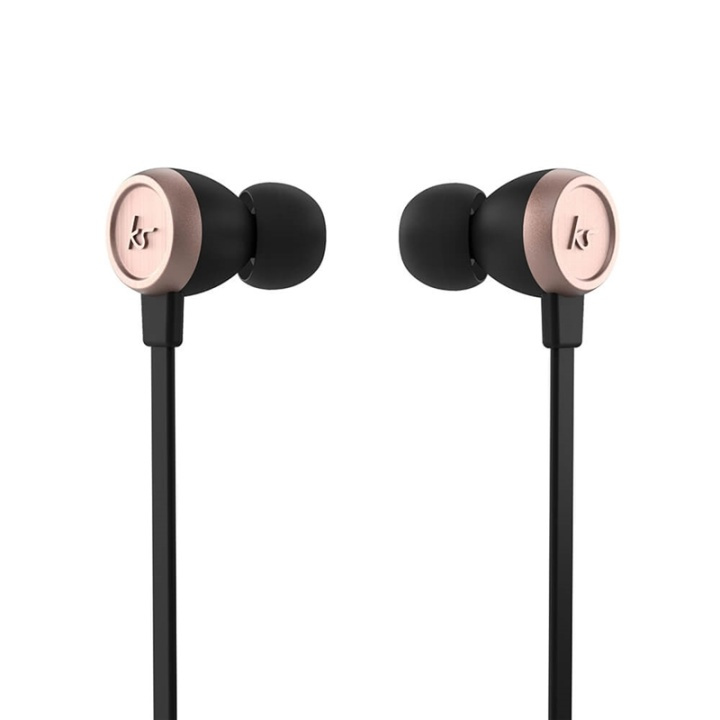 KITSOUND Headphone Hudson In-Ear Wireless Rose Gold in de groep HOME ELECTRONICS / Audio & Beeld / Koptelefoon & Accessoires / Koptelefoon bij TP E-commerce Nordic AB (38-90928)