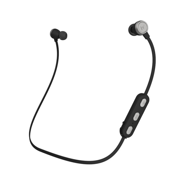 KITSOUND Headphone Hudson In-Ear Wireless Silver in de groep HOME ELECTRONICS / Audio & Beeld / Koptelefoon & Accessoires / Koptelefoon bij TP E-commerce Nordic AB (38-90929)