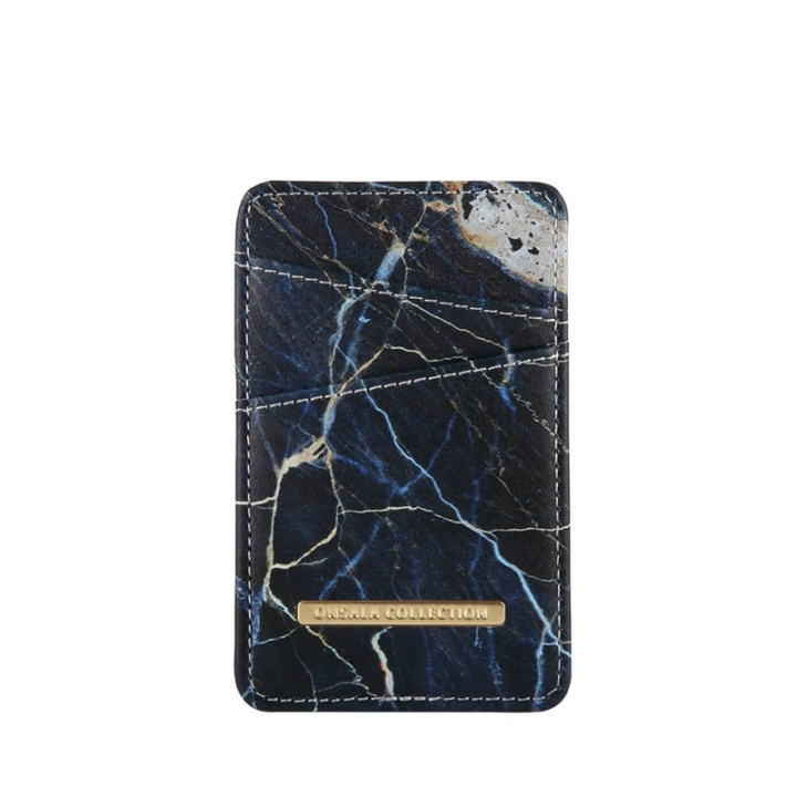ONSALA COLLECTION Cardholder Black Galaxy Marble Universal 2 Cardpockets in de groep SMARTPHONE & TABLETS / Overige accessoires / Overige bij TP E-commerce Nordic AB (38-91044)