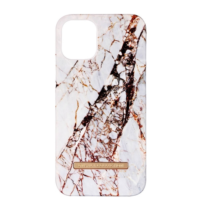 ONSALA COLLECTION Mobile Cover Soft White Rhino Marble iPhone 12 Mini in de groep SMARTPHONE & TABLETS / Mobielbescherming / Apple / iPhone 12 Mini / Hoesjes bij TP E-commerce Nordic AB (38-91060)