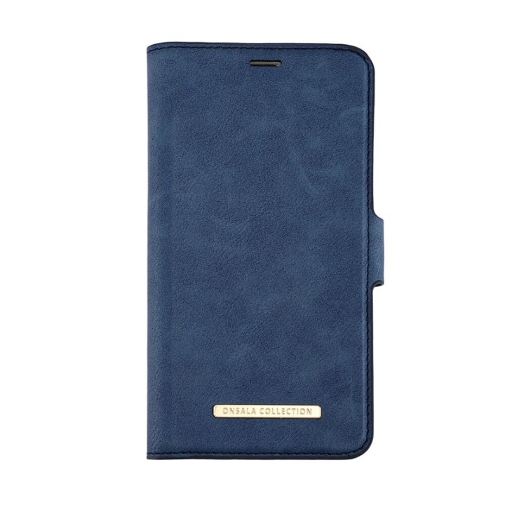 ONSALA COLLECTION Mobile Wallet Royal Blue iPhone 12 Mini in de groep SMARTPHONE & TABLETS / Mobielbescherming / Apple / iPhone 12 Mini / Wallet Case bij TP E-commerce Nordic AB (38-91068)