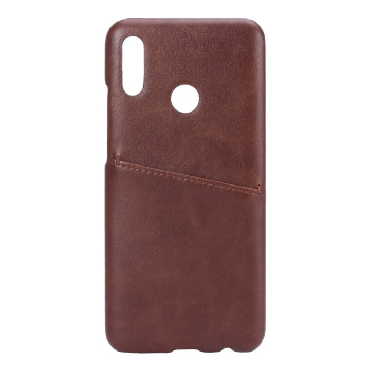 ONSALA Mobile Cover Brown with Cardpocket Huawei P Smart 2019 in de groep SMARTPHONE & TABLETS / Mobielbescherming / Huawei bij TP E-commerce Nordic AB (38-91077)