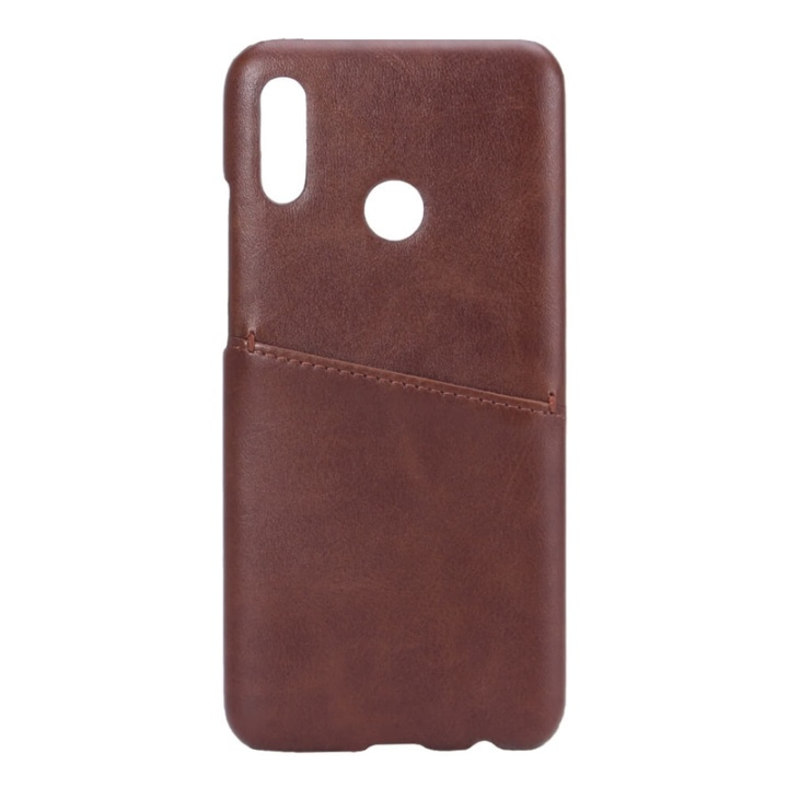 ONSALA Mobile Cover Brown with Cardpocket Huawei P Smart 2019 in de groep SMARTPHONE & TABLETS / Mobielbescherming / Huawei/Honor bij TP E-commerce Nordic AB (38-91077)