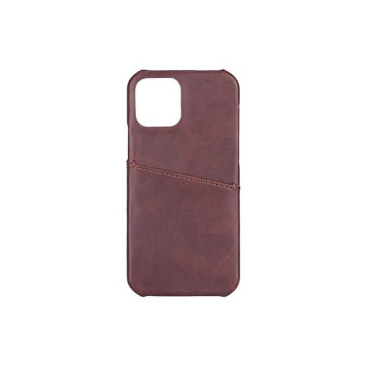 ONSALA Mobile Cover Brown with Cardpocket iPhone 12 / 12 Pro in de groep SMARTPHONE & TABLETS / Mobielbescherming / Apple / Hobbykleuren / Tanden bleken thuis bij TP E-commerce Nordic AB (38-91083)