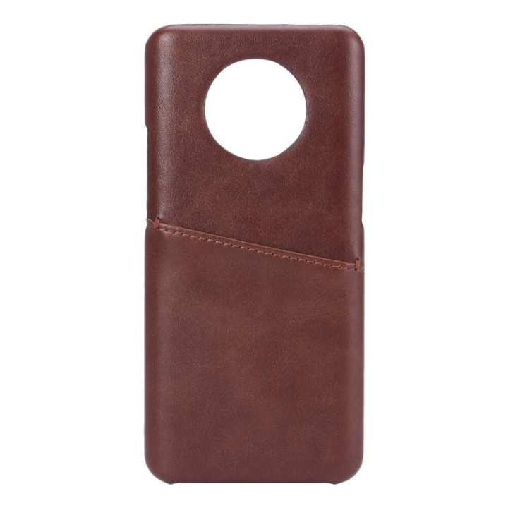 ONSALA Mobile Cover Brown with Cardpocket Oneplus 7T in de groep SMARTPHONE & TABLETS / Mobielbescherming / OnePlus bij TP E-commerce Nordic AB (38-91085)