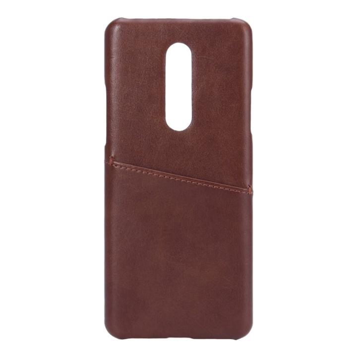ONSALA Mobile Cover Brown with Cardpocket Oneplus 8 in de groep SMARTPHONE & TABLETS / Mobielbescherming / OnePlus bij TP E-commerce Nordic AB (38-91086)