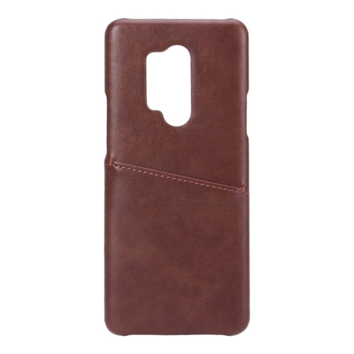 ONSALA Mobile Cover Brown with Cardpocket Oneplus 8 Pro in de groep SMARTPHONE & TABLETS / Mobielbescherming / OnePlus bij TP E-commerce Nordic AB (38-91087)