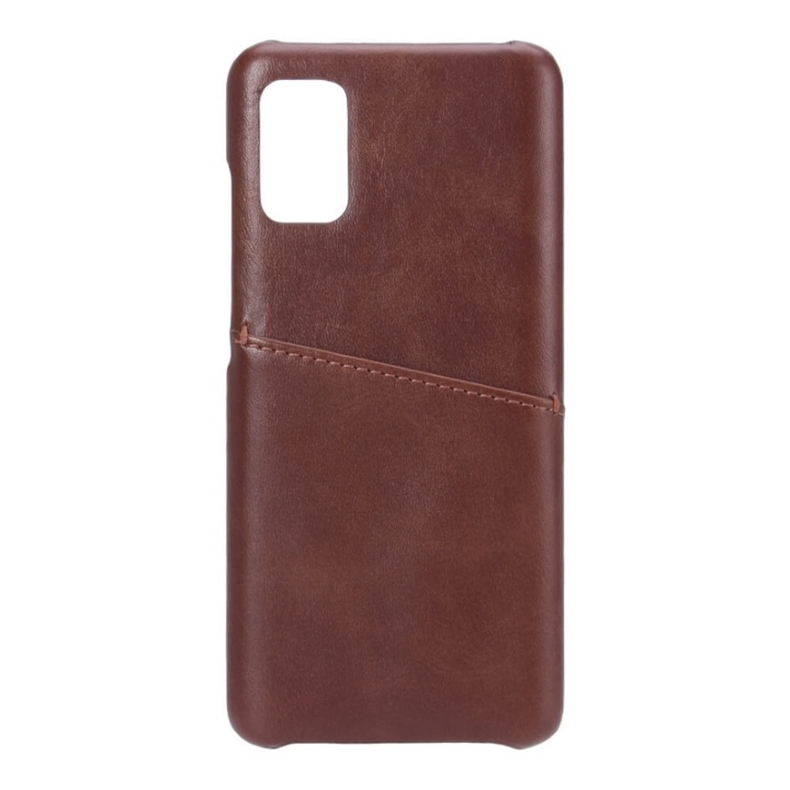ONSALA Mobile Cover Brown with Cardpocket Samsung Galaxy A41 in de groep SMARTPHONE & TABLETS / Mobielbescherming / Samsung bij TP E-commerce Nordic AB (38-91088)